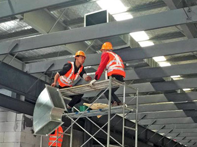 厂房透风空调施工工艺标准及风管制作流程 