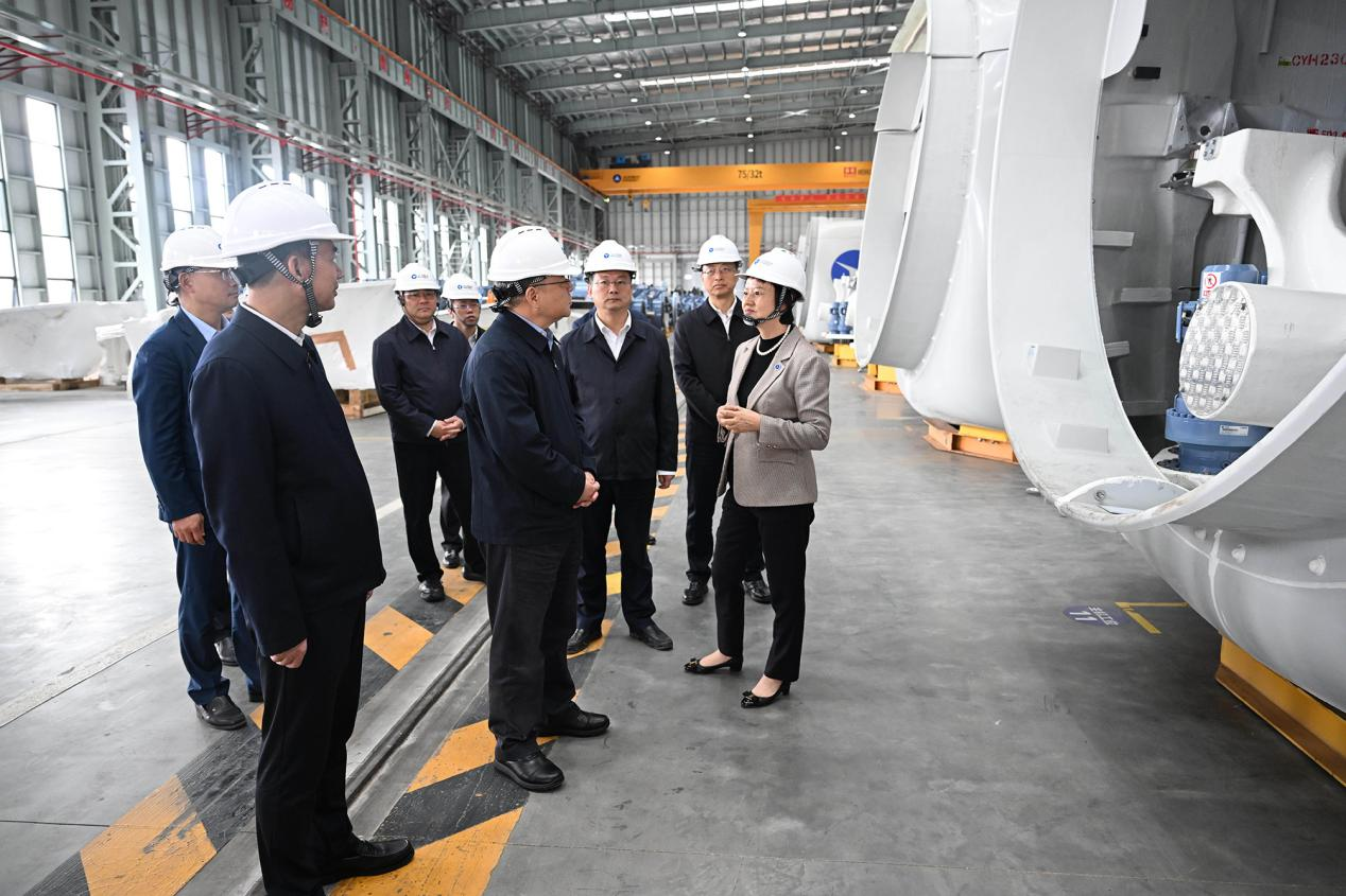 湖南省委书记沈晓明到湖南大奖国际18dj18风电有限公司调研